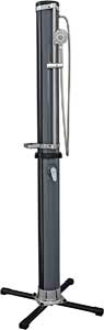 Freestanding Solar Shower with 9 Gallons Water Storage Area and Extendable Shower Head. Easy to Move Because Not Attached to Ground