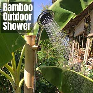 How to Install Your Own Bamboo Outdoor Shower for Resort-Style Poolside or Forest Bathing