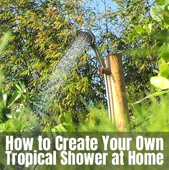 How to Create Your Own Tropical Shower at Home with DIY Bamboo Shower Kit