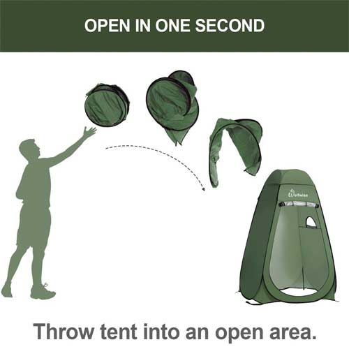How to Open Shower Tent Fast