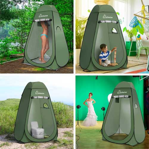 Multiple Uses for Portable Camping Shower Tent