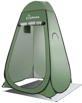 Solar Shower Tent for Privacy While Camping - Use as Temporary Bathroom or for Showering